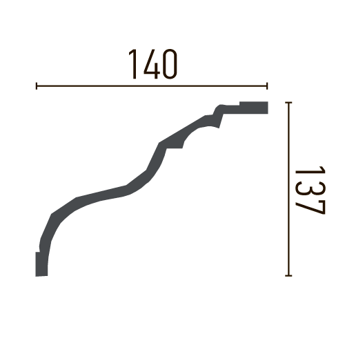 Карниз полиуретановый гладкий Gaudi Decor P 2011 Днепр - изображение 4