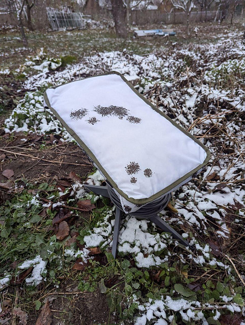 Чохол антитепловізор, захисний екран антидрон для Старлінк Starlink, тент анти-дрон ляпка білий Днепр - изображение 1