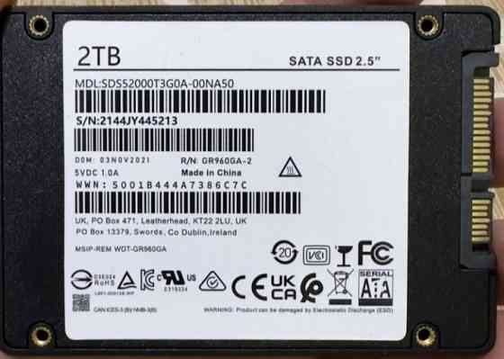 Жорсткий Диск SSD 2 TB Київ