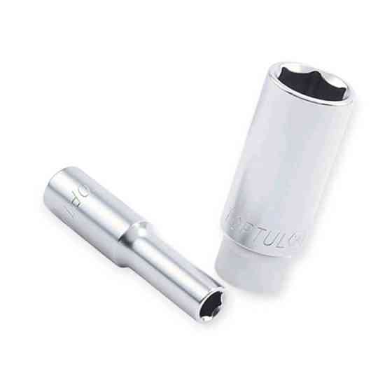 Головка торцевая шестигранная удлиненная 1/2 27мм CrV Мукачево