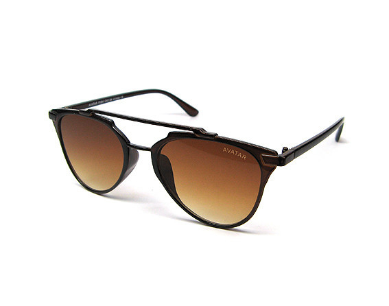 Очки солнцезащитные коричневые clubmaster Avatar Киев - изображение 1