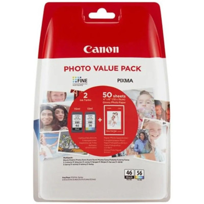 Картридж Canon PG-46 + CL-56 + Paper (Value Pack) carton box (9059B006) Вінниця - фото 1