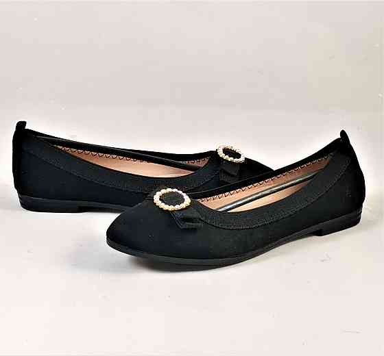 Жіночі Балетки Чорні Мокасини Туфлі Замшевіє (розміри: 36,37,38,39) — 0-2 Дніпро