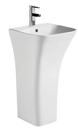 Раковина моноблок Mixxus BEVEL-1101 з отвором під змішувач та переливом 450х435х835mm   ( MI6697 ) 23276 Харків