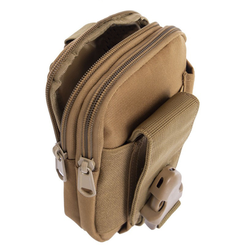 Підсумок-органайзер для телефону, документів та особистих речей койот (тактичний утилітарний, на РПС, пояс, жилет, ремінь, MOLLE) Коломия - фото 3