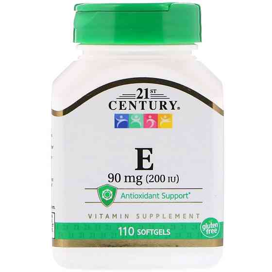 Вітамін Е 21st Century Vitamin E 90 mg (200 IU) 110 Softgels Луцьк