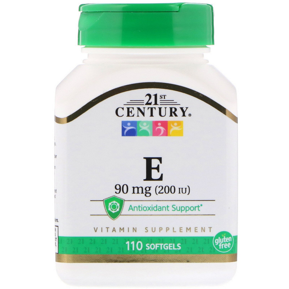 Витамин E 21st Century Vitamin E 90 mg (200 IU) 110 Softgels Луцк - изображение 1