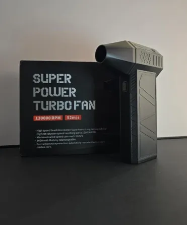 Акумуляторний повітродув Turbo Fan X3 (турботурбіна 130000 об/хв, 52 м/с, 180W, 3000 мАг, ручний турбовентилятор) Одеса