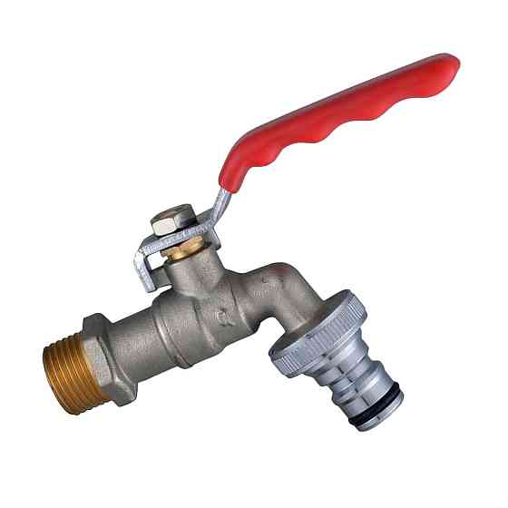 Кран шаровый поливочный Q PROFESSIONAL 1/2″ NV-QP155 + коннектор быстросъемный (000006920) Киев