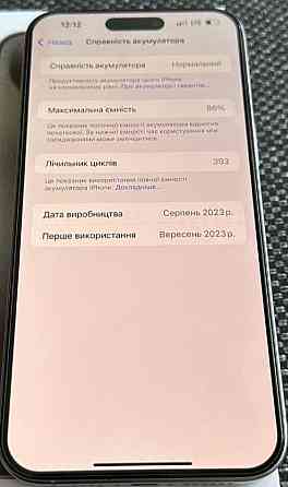 Айфон iPhone 15 Pro Max 256Gb. Neverlock. Киев