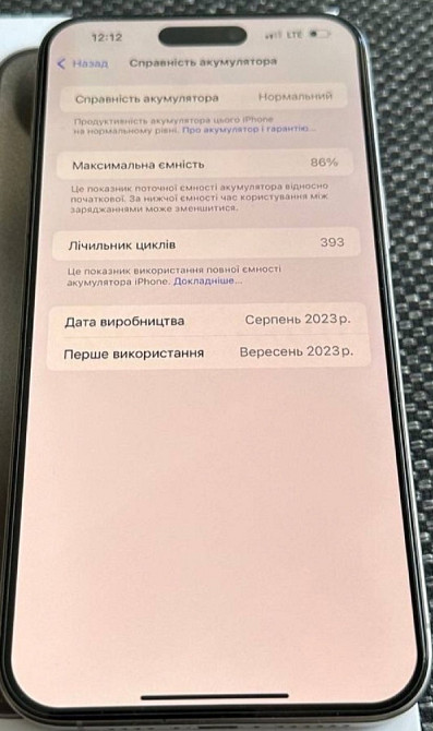 Айфон iPhone 15 Pro Max 256Gb. Neverlock. Київ - фото 5
