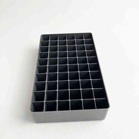 Підставка для маркерів органайзер для канцелярського приладдя 60 осередків Чорна Кам'янець-Подільський