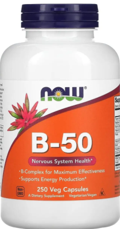 Витамины группы В-50  Now Foods B-50 250 вег капс Киев