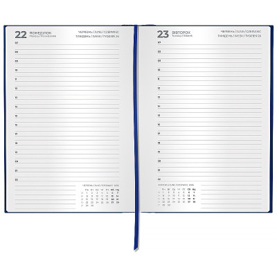 Тижневик Axent датований 2026 Classic City, 145х210, темно-синій (8842-26-2-A) Вінниця - фото 3