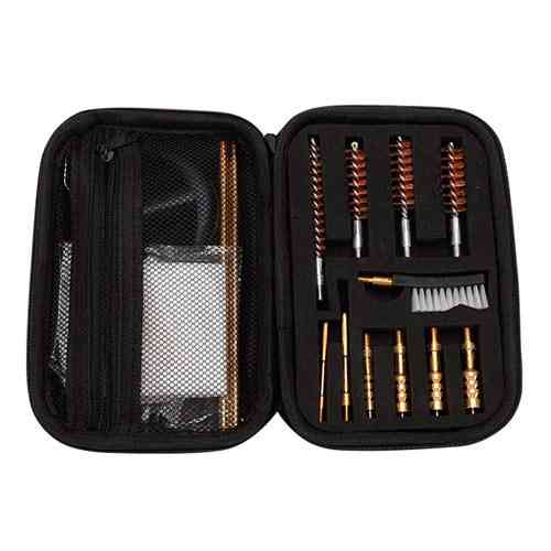 Универсальный набор для чистки оружия в текстильном чехле — шомпол, ершики, щётка, патчи, аксессуары Киев