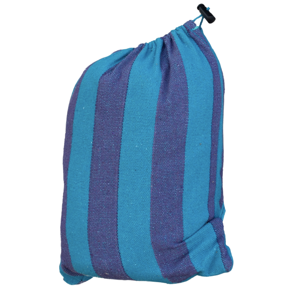 Гамак гавайський Jumi Garden тканинний з чохлом синій із зеленим Киев - изображение 6