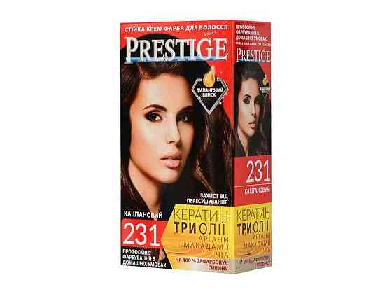 Крем-фарба №231 Каштановий ТМ PRESTIGE Київ