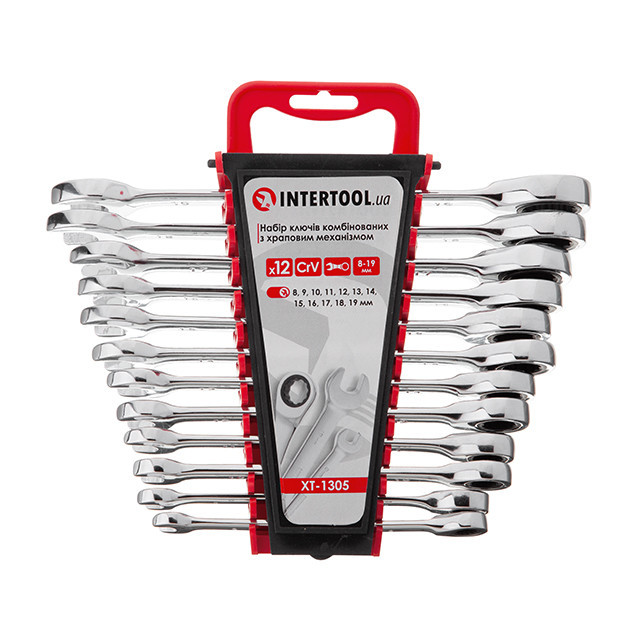 Комбінований набір ключів INTERTOOL 8–19 мм -  ідеальний вибір для майстра Львів - фото 1