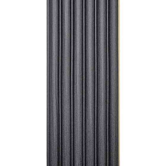 Декоративна кругла стінова рейка графітова Київ