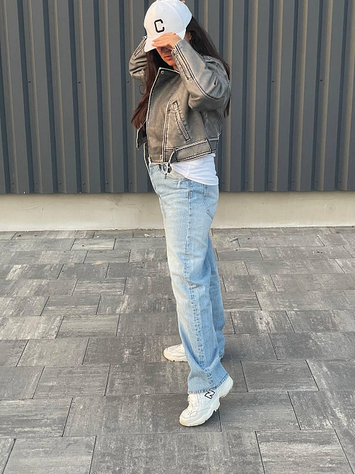 Косуха женская короткая Серый M Харьков - изображение 1