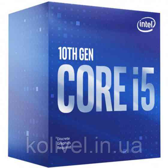 Core i5 2.9GHz/12MB BOX (LGA1200) i5-10400F (BX8070110400F) Київ