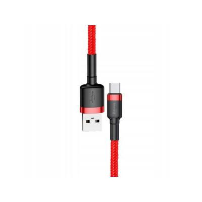 Дата кабель USB 2.0 AM to Type-C 1.0m Cafule 3A red+red Baseus (CATKLF-B09) Винница - изображение 3