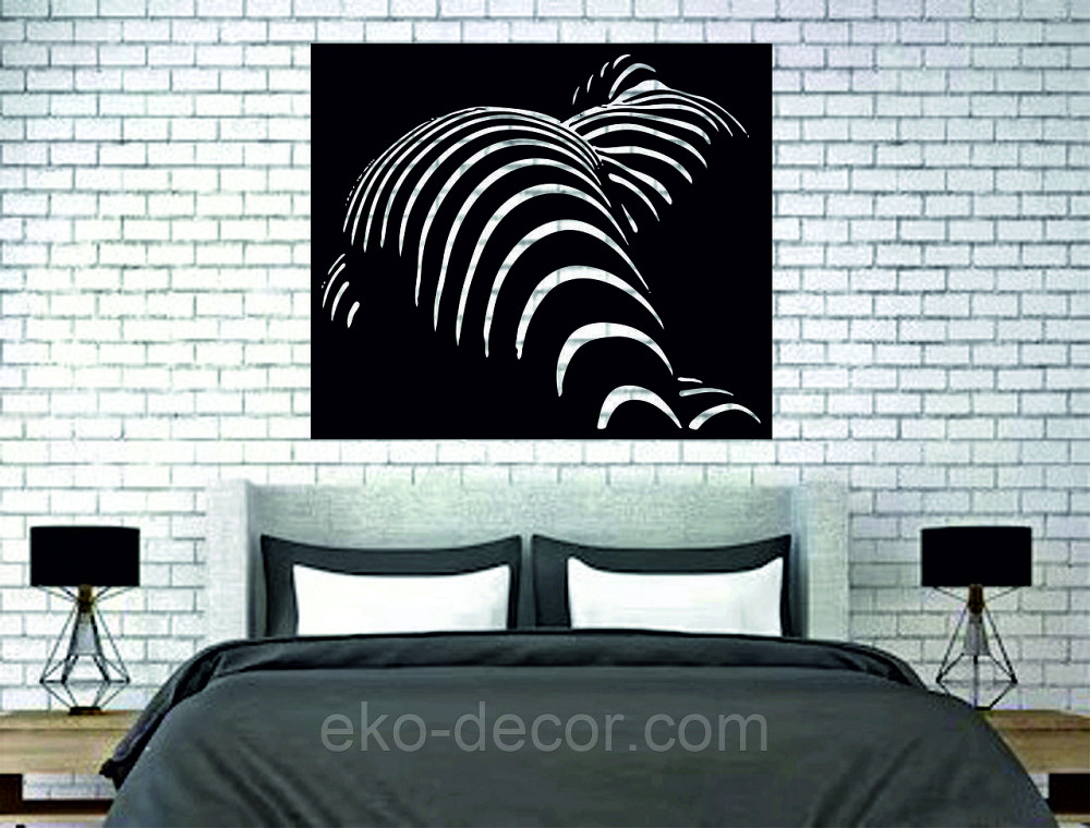 Декоративное настенное Панно «Женское Тело», Декор на стену 110*94 см, Черный Киев - изображение 10