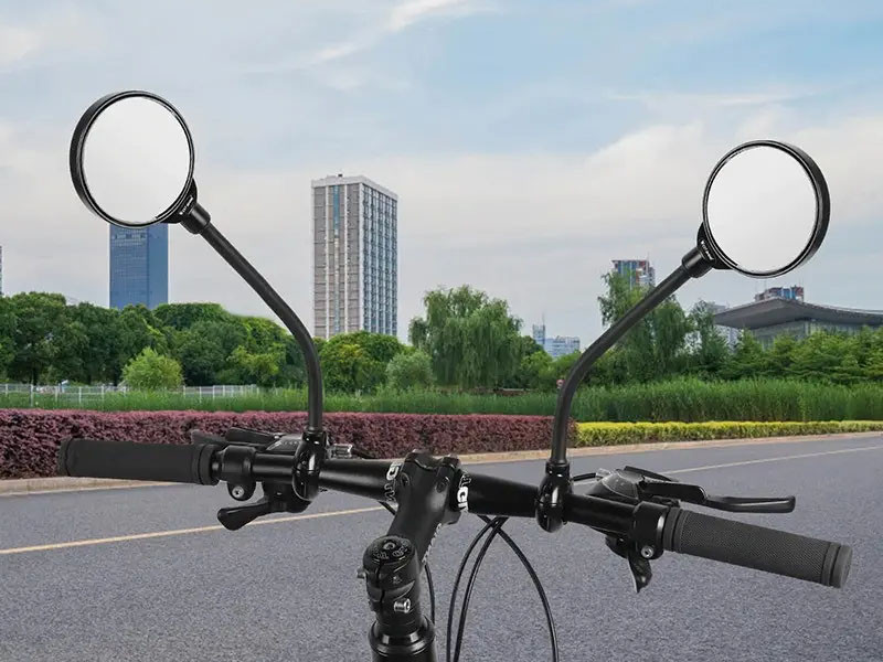 Зеркало велосипедное на руль гибкое Feel Fit Черное Бровары - изображение 2