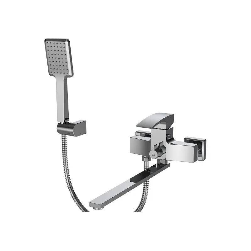 Змішувач для ванни з довгим виливом Koer KB-42007-01, хром, модель KR3456 Харків - фото 1