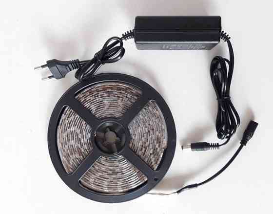 LED-стрічки (5050) Green — Зелений довжина 5 метрів Лід (ВідеоОбзор) Дніпро