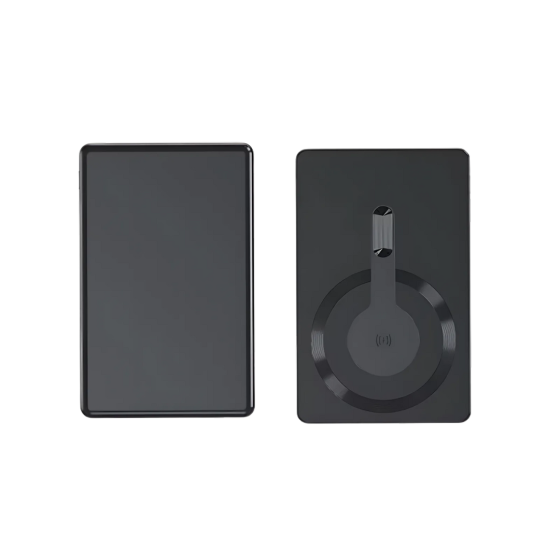 Павербанк бездротовий магнітний ультратонкий, Powerbank з бездротовою зарядкою, 10000 мАг, 20Вт Type-C black Кам'янець-Подільський
