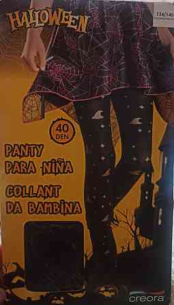 Дитячі колготки Капелюшки відьм на Хелловін 40 den 134-140 на 8-10 років чорний Київ