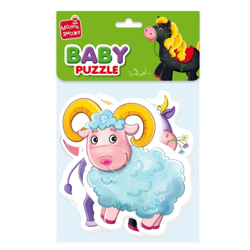 Дитячі бебі пазли "Ферма" VT1106-86 картинки - 4 шт Вінниця - фото 1