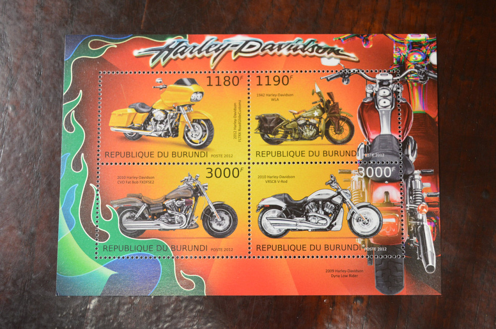 Бурунди. Марки. Блок. (А-39) Полтава - изображение 1