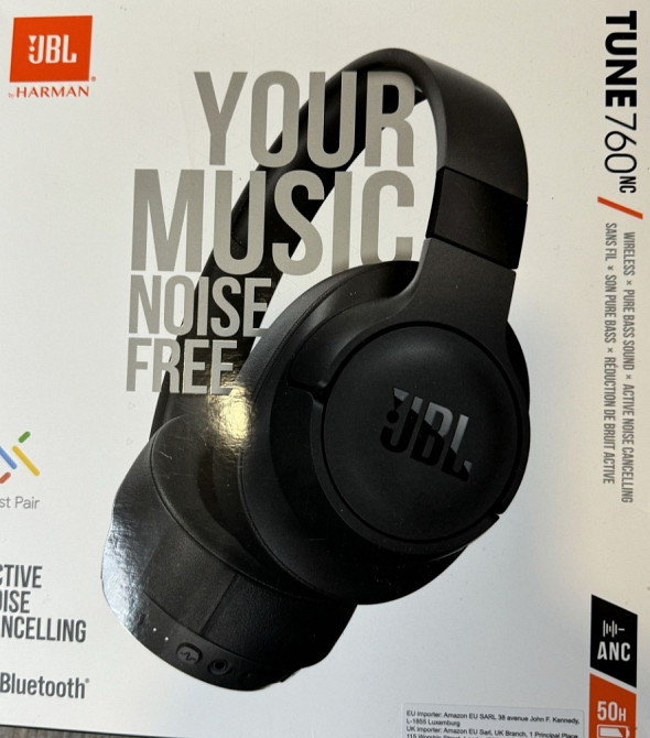 Навушники: JBL Tune 760 пс. Нові! Харків - фото 6