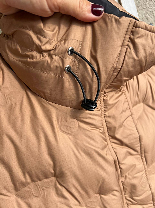 Жилет жіночий A-N 7025 стеганий серця подовжений оверсайз без капюшона, карамель, 44 Одеса - фото 8