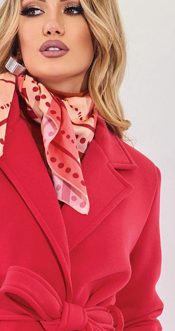 Трикотажне пальто з розрізами (42) Київ - фото 4