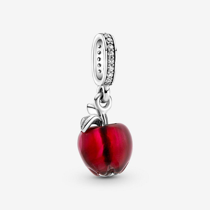 Серебряный шарм для браслетов Пандора Murano Glass Red Apple DangleMasterSem Киев - изображение 2