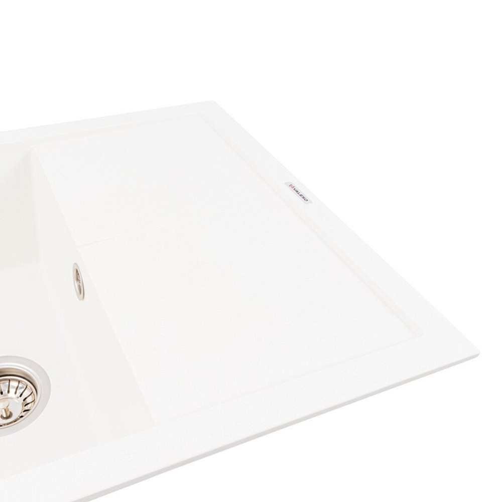 VALESO Гранітна мийка VALESO CALYPSO 7950 матова Білосніжна Киев - изображение 5