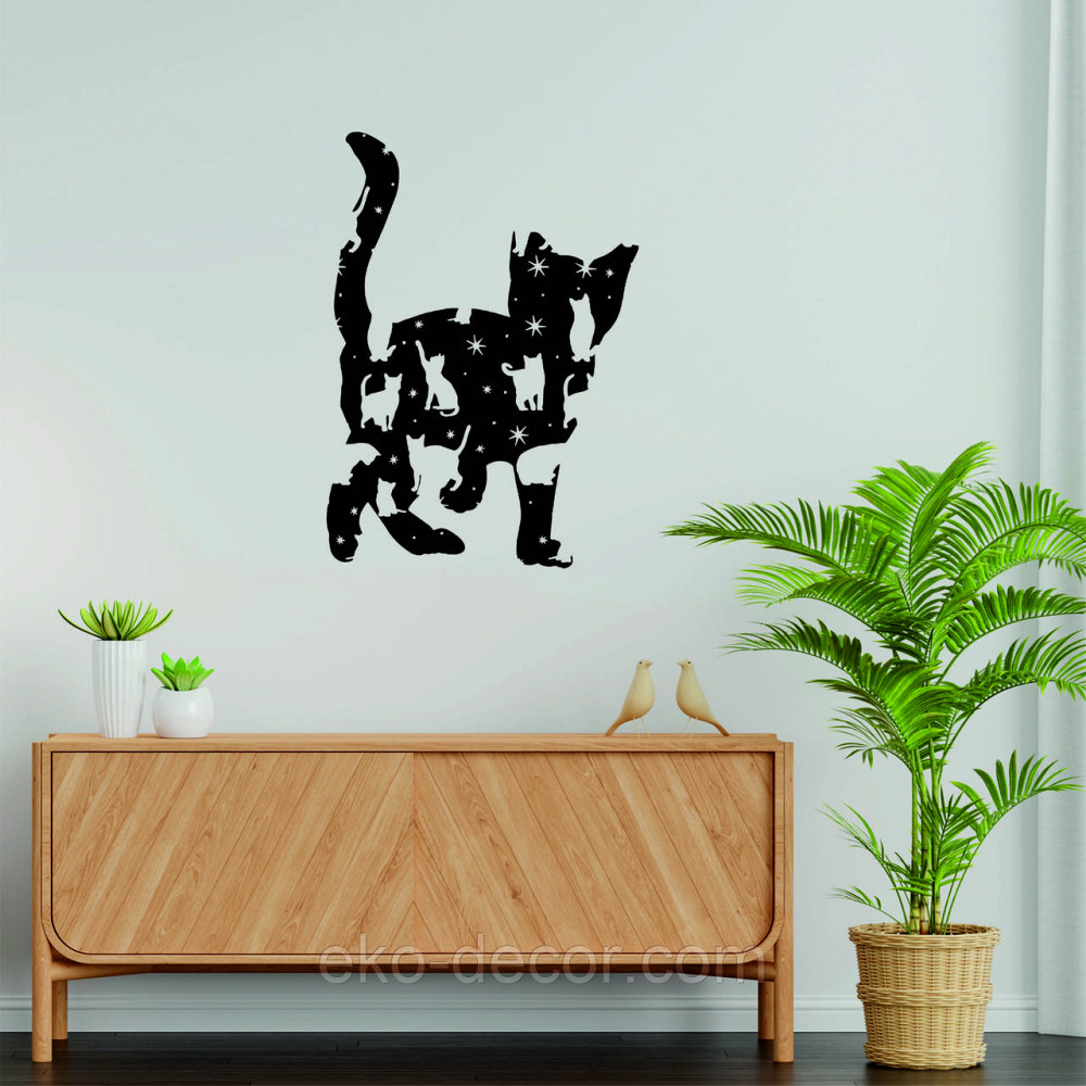 Декоративне настінне 3D Панно «Кошеня» Декор на стіну з об'ємом Київ - фото 5