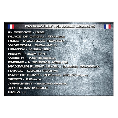 Конструктор Cobi Літак Mirage 2000-5, 400 деталей (COBI-5801) Вінниця - фото 3