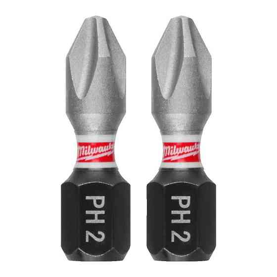 Біта SHOCKWAVE MILWAUKEE, PH2, 25мм, (3шт) Одеса