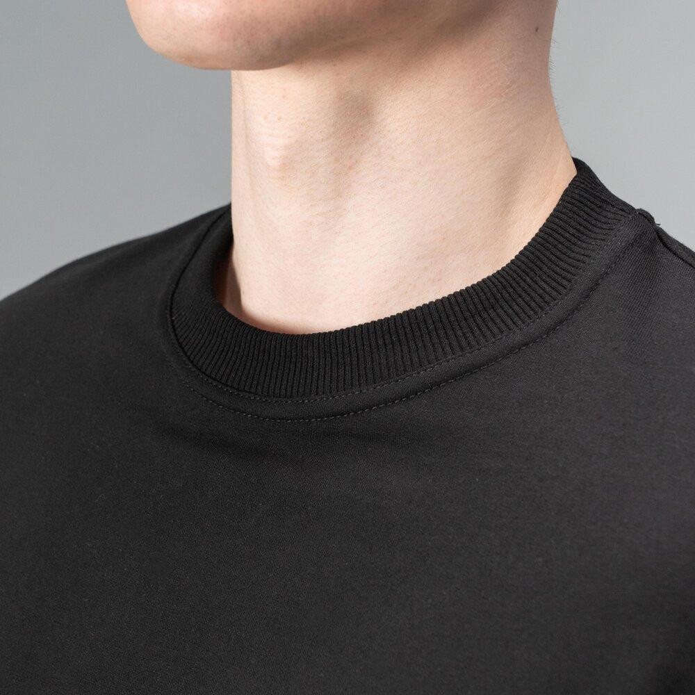 Свитшот мужской однотонный чёрный Pobedov 001 Киев - изображение 11