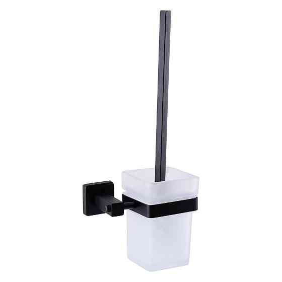 Йоржик настінний Globus Lux BQ9429A без кришки чорний матовий SUS304 (000021200) Київ