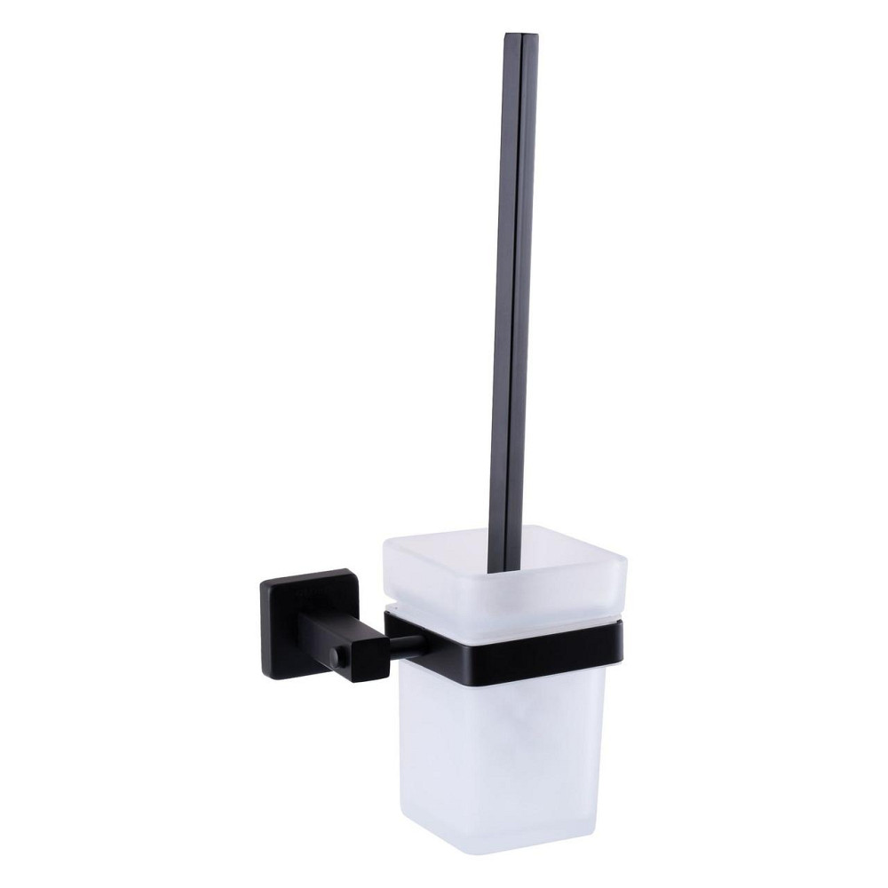 Йоржик настінний Globus Lux BQ9429A без кришки чорний матовий SUS304 (000021200) Київ - фото 1