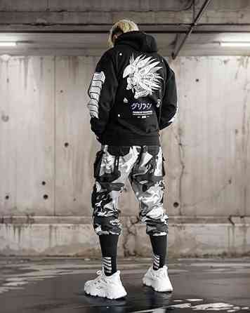 Худі, чорна толстовка чоловіча, світшот 2702804710 розмір 42 Дніпро