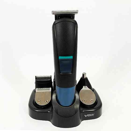 Чоловічий набір для стрижки волосся акумуляторний VGR V-108, Машинка для стрижки голови SK-74 Львів