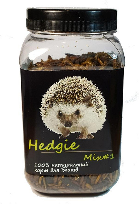 Корм натуральный для декоративных ежей Hedgie Mix#1 тм Буся 600мл/200г Змиев - изображение 1