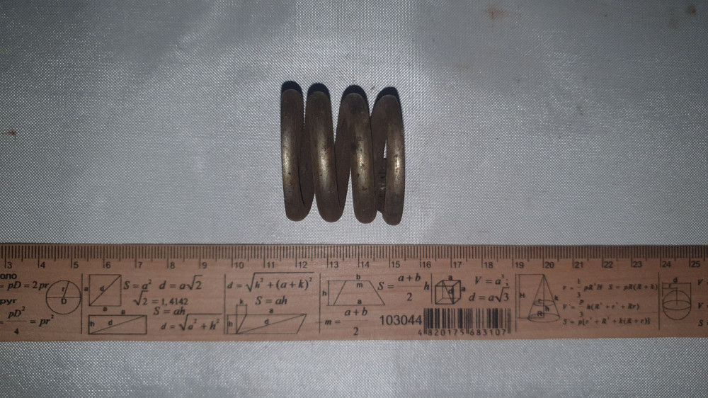 Пружина сжатия 38.5х33х6 мм. СССР. Харьков - изображение 2