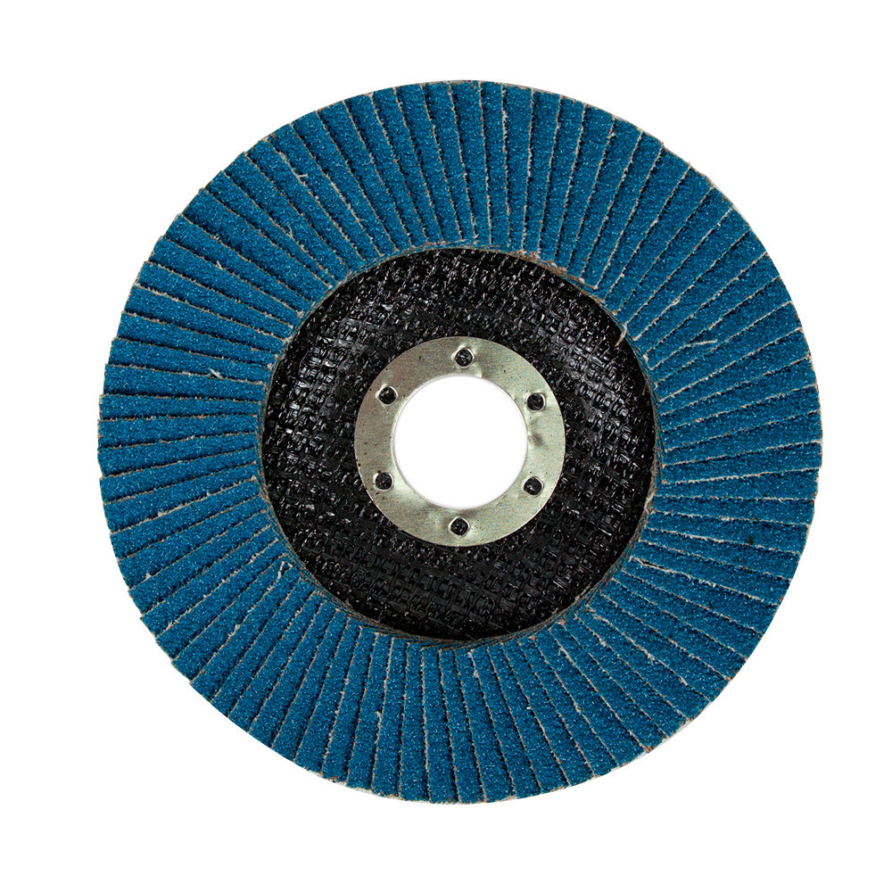 Круг лепестковый торцевой Т27 (прямой) ZA Ø125мм P80 SIGMA (9173041) Ровно - изображение 1